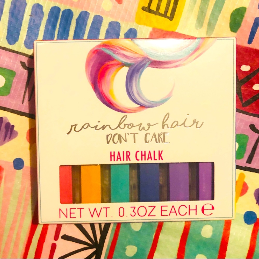 NEW Rainbow Hair Don't Care - Hair Chalk